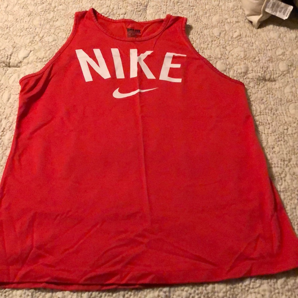 XS red Nike dri fit tank